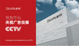 杜轩极简门登陆央视：以品质发声，开启品牌发展新篇章